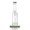 Haishahs Glass Bong DAB RING 9.5 "Wysokość Proste Bongi Water Główne Mini Wax Platform Oil Rury wodnej