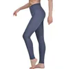 Kobieta legging z kieszeniami Slim Fit Push Up High Waist Kobiety Spodnie Legginsy Sport Gym Fitness Navy Blue Bodycon 210604