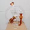 Bongs Hookah Glass Water Dym dym Hitman Recycler Różowy Banger Kolor paznokcia