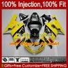 Suzuki GSXR 600 750 CC GSXR600 K1 01-03 Body 37no.73 GSXR-750 2003 GSXR-600 GSX-R750 01 02 03 OEMフェアリングレッド光沢のある黒