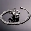 U7 Edelstahl Gold Farbe Elefant Halskette Trendy Männer Charm Anhänger Kette Tier Glück Schmuck Geschenk P755