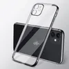 Cases For iPhone 15 Pro Max 14 Plus 13 Mini 12 11 Plating Electroplated Lens Protection Shockproof Transparent Clear Soft TPU Rubber Silicone Clear Case Cover