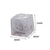 LED ICE CUBES PARTIJ FLASH NIEUWTIGHEID AUTO KRISTAL CUBE CUBE WATERACTIVED LICHTUP 7 Kleur voor Decor Light Up Bar Club W3942260