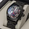 Wristwatches Reef Tiger/RT Men chronograph Sport Watches Dial Seedon Dial مع Date Business Bracelet Quartz Watch Relogio Maschulino