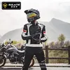 Motorcycle Vestuário Winter Rally Racing Jackets Terno Titânio Liga Impermeável Roupas Impermeáveis ​​Proteção de Moto Moto Riding