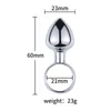 Anal toys Sex Toys Stainless Steel Metal Butt Plug Dildo Small Medium Big Products for Gay Anus Dilation Bead 09307355919