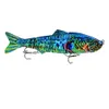 Ny ankomst 5 Färg 15.5cm 38g Multi 4 Avsnitt Fiske Lure Pike Lure Set Conded Predator Lures