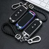 Capa chave de carro de liga galvanizada para 3 6 Axela CX-5 CX-7 CX3 CX5 CX7 CX9 RX8 MX Smart Remoto FOB Capa Keychain Protector Saco