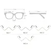 Mode Sonnenbrillen Frames 2021 Dreieck Retro Gläser Rahmen Frauen Brillen Frauen/Männer Cateye Brillen Vintage