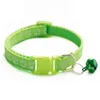 Kolorowe Cute Bell Zwierzęta Kołnierz Regulowany Klamra Cat Collar Pet Supplies Footprint Spersonalizowany kotek Mały pies Akcesoria