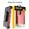 Obrońcy Obudowy Robot 3 w 1 Twardzie wytrzymały etui na telefon z klipsem do iPhone 13 Pro Max 12 11 XS XR 8 Plus Samsung Galaxy A52 A32 A12 A02S S21 Ultra Designer Box Packging