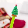 Julklapp Cartoon Ballpoint Pen Santa Claus Elk Gel Pen Office School Supplies 4 stilar