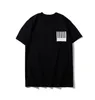 Sommar Designer T-shirts för män Bokstäver Geometriskt tryckta T-shirts Mode T-shirt Casual Herr Kvinnor Street T-shirts Kortärmade toppkläder S-2XL Svart Vit