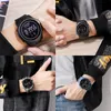 Skmei 2time Sport Digital Watches for Men Chrono Countdown Alarm Wristwatches Mens Waterproof 12/24 Hour Clock Montre Homme 1624 Q0524