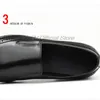 2022 New Men Genuine Leather Dress Shoes High Quality Banquet Party Wedding Loafers Black Brown Male Footwear Brogue Oxford Shoe