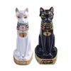Gatto egiziano Figurine Statua Decorazione Vintage Dea Bastet Casa Giardino PP Tavolo Etnico Animale YH1293 211108