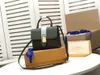 Original stil Hohe Qualität Frauen Echtes Leder totes LOCKY BB presbyopie schloss briefträger tasche tragbare weibliche handtasche Schulter Bags201T