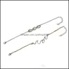 Anklets Jewelry2p/레트로 패션 웨이브 스프레이 합금 쉘 껍질 발자국 aessories ladies beach sexy drop delivery 2021 yl7iq