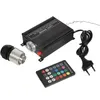 RGB Kleurrijke LED Plastic Fiber Optic Star Plafond Kit Licht Neon Teken 150 Stks 0.75mm 2M + 16W RGB / Optical Fiber Lights Engine + 24Key Remote