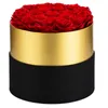 Couronnes de fleurs décoratives conservées fleur de rose éternelle dans un coffret mariage fête des mères noël saint valentin anniversaire pour toujours amour cadeaux