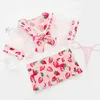 Nxy sexy setstrawberry transparente sutiã underwear sleepwear japonês sexy lolita menina cute lingerie intimates marinheiro uniforme exotic vestuário 1127