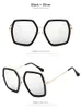 Luxury Square Sun Glasses Brand Designer Ladies Oversized Crystal Sunglasses Vintage Women Big Frame Glasses For Female
