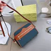 2021 mini bolso de hombro de cuero genuino de moda para mujer, bolsos con letras, carteras de cambio, bolsos cruzados clásicos para mujer, bolsos de noche con caja