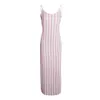 Jocoo Jolee Casual Sleeveless Strap Loose Maxi Dress Sexy V Neck Striped Long Dress Plus Size Beach Sundress Dress Summer 210619