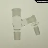 Adaptateur de bang en verre pour narguilés 18 / 18mm avec 14mm Carb bongs adpters pipe à fumer adaptateurs de plates-formes pétrolières joint mâle / femelle 18.8mm