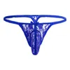 Underbyxor Mäns G-String Sexig Underkläder T-Back Male Lace Andningsbara Underkläder Män Sissy Jockstrap Thongs Temptation Panties