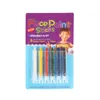 6 couleurs visage peinture Crayon crayons tatouages temporaires épissage Structure peinture corps stylo bâton pour enfants fête maquillage outils fo6996915