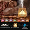 500ml Ultrasonic Aromatherapy Humidifier Led Essential Oil Diffuser Air Purifier Home Mist Maker Aroma Light 210709