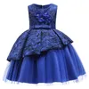 Abito battesimo costume di carnevale di Natale per bambini ricami da festa principessa per bambini abbigliamento 7 8 9 10 anni''gg'''mlpp