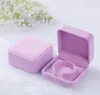 90*90*40mm Velvet Jewelry Boxes Sample Bracelet Bangle Gift Box Jewellry Packaging Display