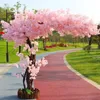 Dekorative Blumenkränze, künstliche Kirschbaum-Landungssimulation, Blumenornamente, große Pfirsich-El-Hochzeitsdekoration, Zuhause