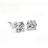 sterling Silver Diamond Stick Earrings Body Women Zircon Stud Rings Wedding Percing Moder