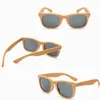 Monturas de gafas de sol Retro bloque de grano de madera rayos ultravioleta para hombres y mujeres polarizadas cebra bambú señoras de alta calidad