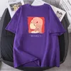 T-shirt Femme Darling In The Franxx Anime T-shirts Femme Haute Qualité O-Cou Dames Vêtements Été Mode Zéro Deux Imprimer Streetwear Tops