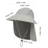 Outdoor-Hüte Sonnenhut UV-Schutz Sommer Strandkappe mit breiter Krempe für Camping Angeln Wandern S-afari Bergsteigen Damen Herren