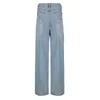 Autumn Fashion Women's Jeans Wide Leg Baggy Jean Vintage Clothing High Street Wear Trousers Girls Cargo Ripped Pants for Female 211129