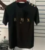 Moda Erkek Marka T Gömlek Bayan Mektup Baskı Kısa Kollu Yuvarlak Boyun Pamuk Tees Polo Boyutu S-2XL