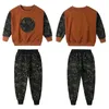 Ensemble de vêtements pour enfants garçon tenues pour adolescents enfants garçons Camouflage déguisement survêtement vêtements de sport costume de Sport 4 6 8 10 12 ans 211224