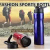 750 ml Edelstahl 304 Sport Outdoor Bergsteigen Wasserkocher mit Backdruck tragbare meine Wasserflasche mit Griff Deckel 210917