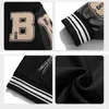 Hommes Hip Hop Baseball Veste Manteaux Furry Bone Lettre Patchwork En Option Harajuku Collège Style Bomber Veste Hommes Oversize M-2XL 211013