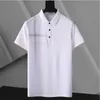 2021ss 100% coton polos pour hommes chemise 6 couleur pure polo broderie de précision artisanat Tb lettres chemises styles de rayures taille M-XXXLL48S