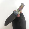 Ограниченная настройка версия тяжелый складной нож мошеннической акул DLC S35VN ножи TC4 титановая рамка практическое открытое помещение для кемпинга оборудование тактическое охотничье оружие