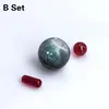 6 스타일 Slurpers Ruby Pearls/Pills가있는 흡연 액세서리 Terp Slurper Quartz Banger Nails Rigs 용 12mm 14mm 20mm 22mmOD 유리 구슬 나사 세트