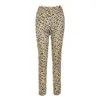 Women High Waist Pants Straight Leopard Trousers Female Sweatpants Fashion Casual Skinny Long Trousers Women Street Wear Y211115