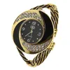 Armbandsur kvinnor klockor Rhinestone Wrist Watch Fashion Vintage Ladies Saat Relogio Feminino Relojes