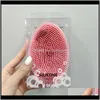 Escovas, esponjas Scrubbers banheiro Aessórios Home Jardim Baby Mas Shampoo Brush Sile Bath Oval Disponível entrega 2021 T0IVZ